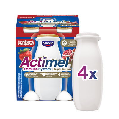 Actimel Triple Action Jahoda - Granátové jablko