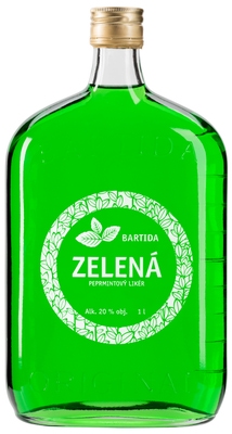 Bartida Zelená Peprmint likér (20%)