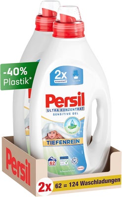 Persil Ultra koncentrovaný Sensitive Gel, 2x 62 pracích dávek