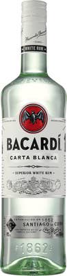 Bacardi Carta Blanca rum (37,5%)
