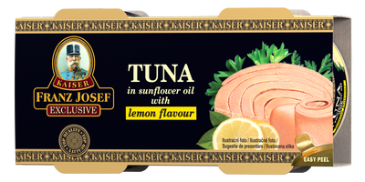 Franz Josef Kaiser Tuňák steak v rostlinném oleji s citronem 2x80g