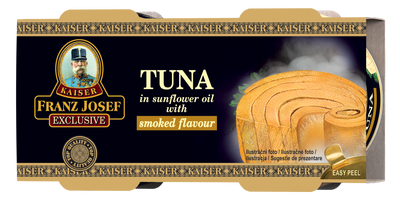 Franz Josef Kaiser Tuňák steak v rostlinném oleji s uzenou příchutí 2x80g