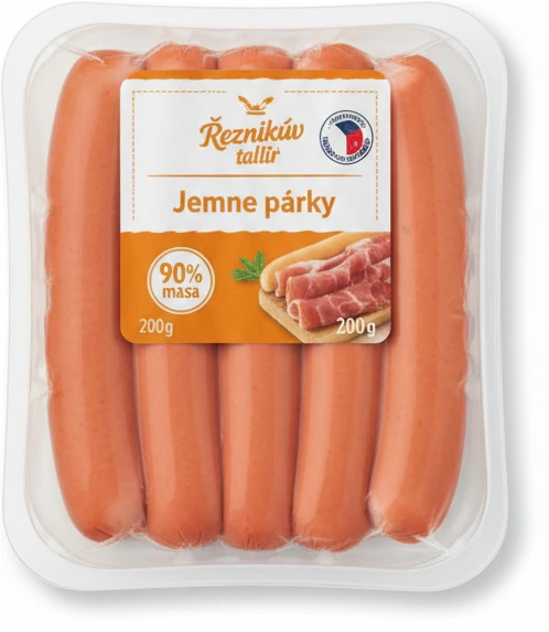 Jemné párky Řezníkův talíř
