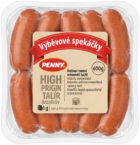 Výběrové špekáčky Řezníkův talíř