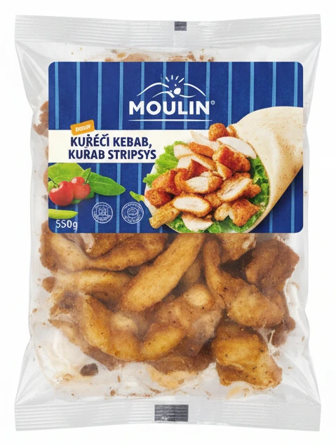Kuřecí kebab, kuřecí stripsy