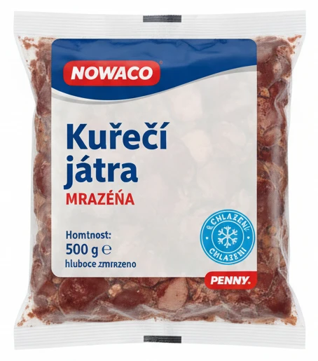 Kuřecí játra mražená