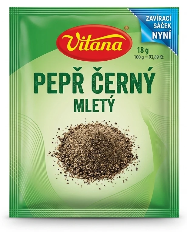 Vitana Pepř černý mletý