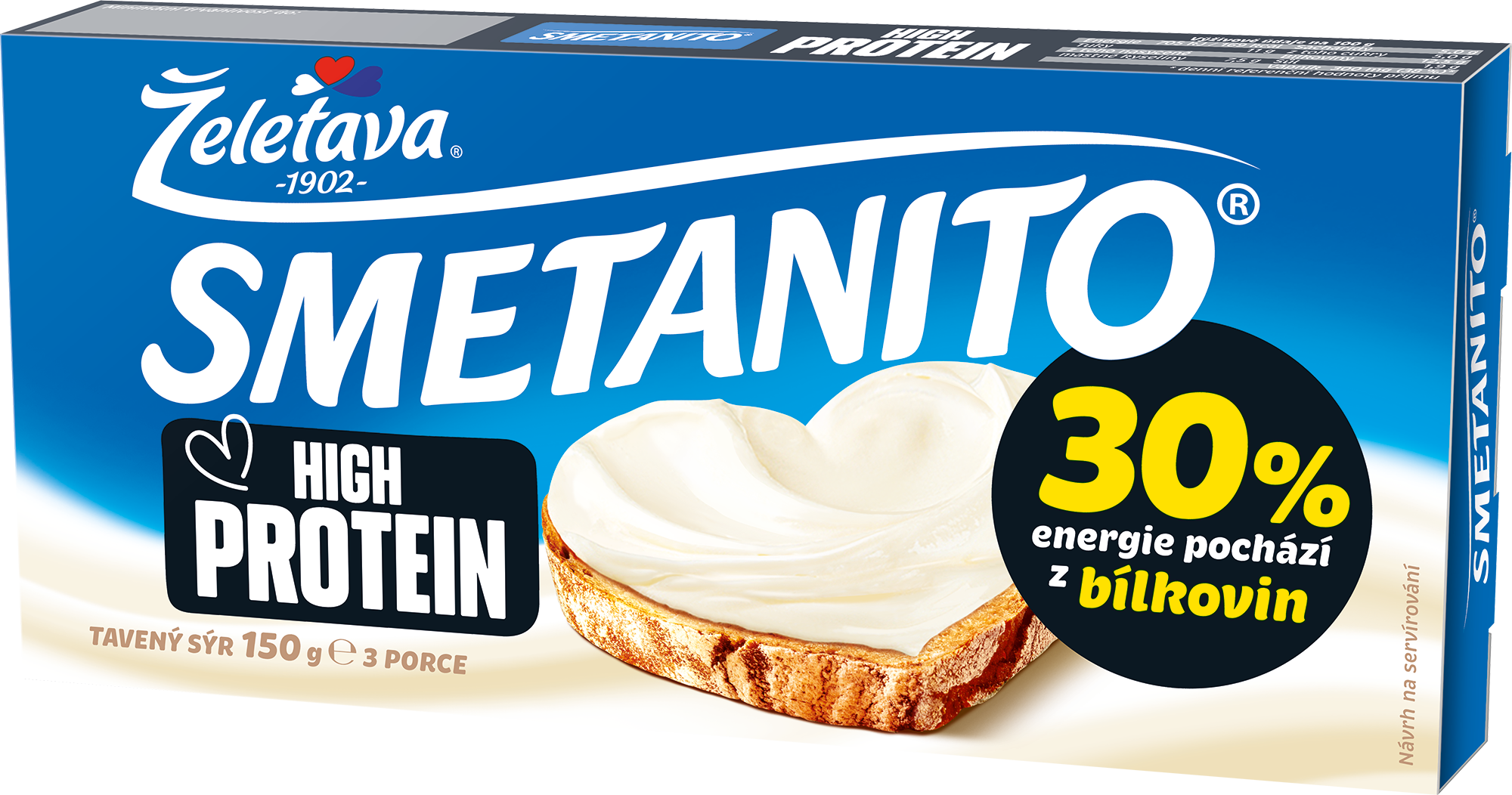 Smetanito High protein tavený sýr