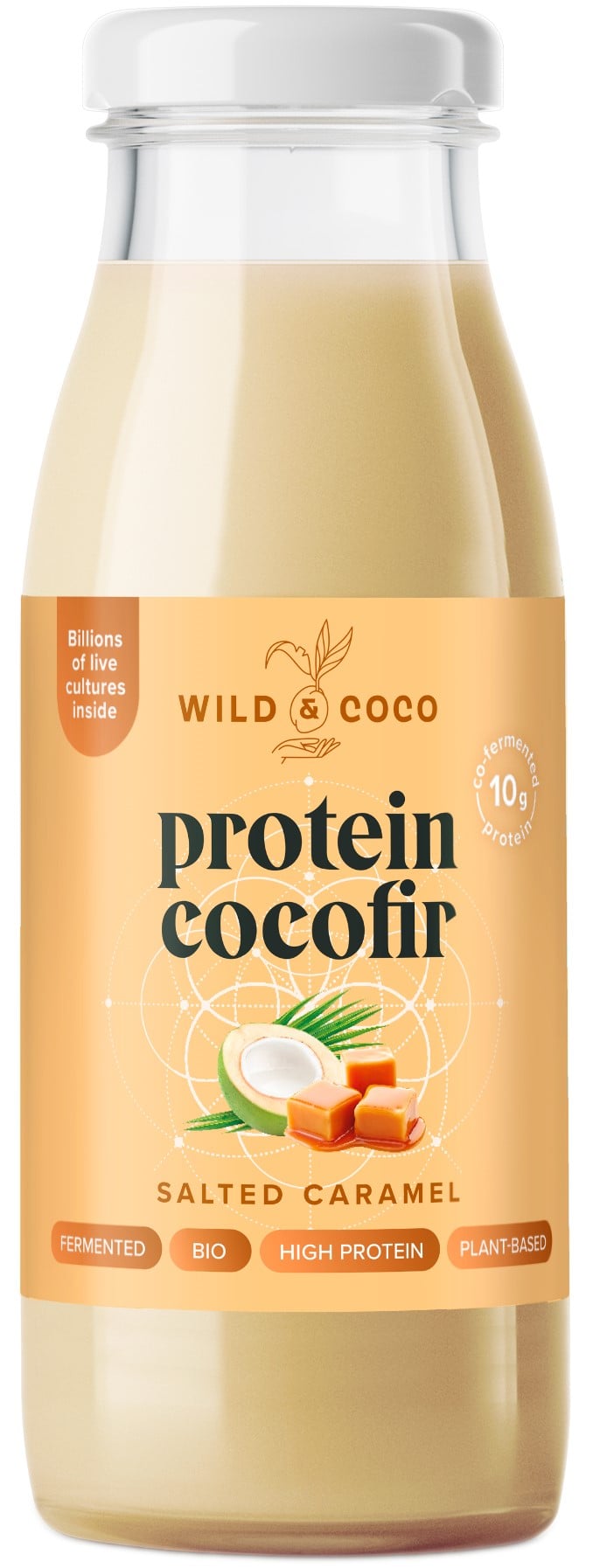 Wild & Coco BIO Protein cocofir Slaný karamel