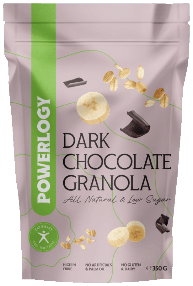 Powerlogy Granola hořká čokoláda