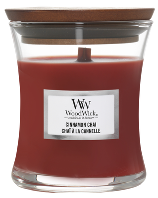 Wood Wick Cinnamon Chai svíčka váza malá
