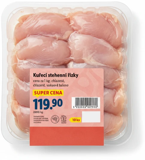 Kuřecí stehenní řízky