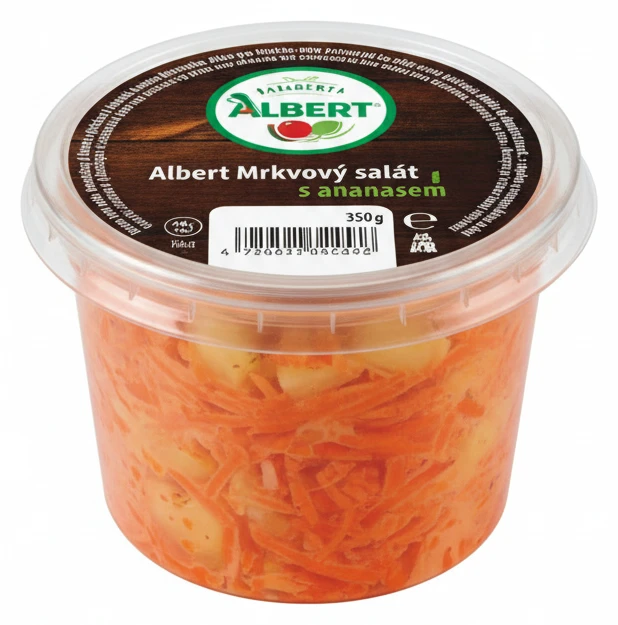 Albert Mrkvový salát s ananasem