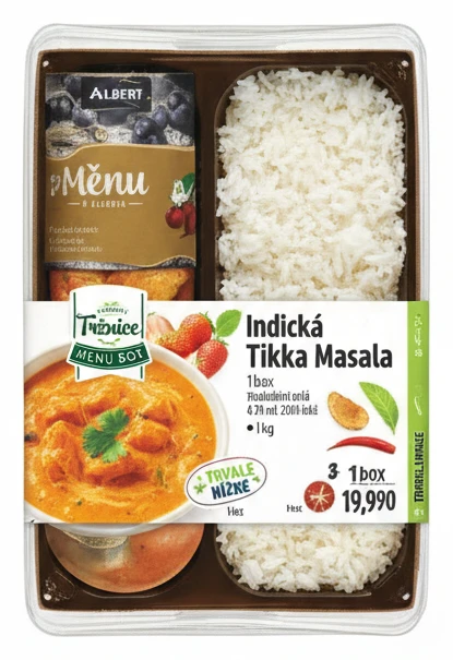 Albert Menu box Indická Tikka Masala