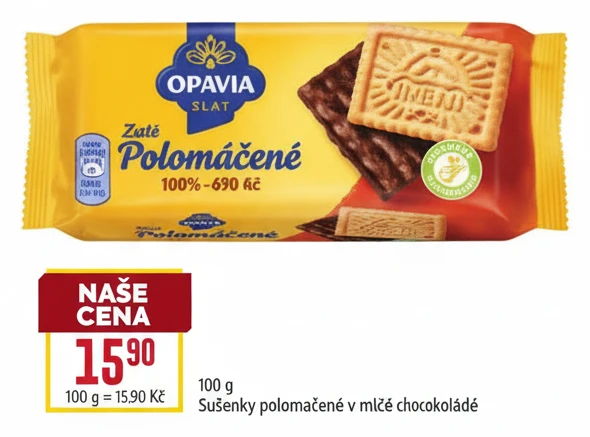 Opavia Zlaté Polomáčené
