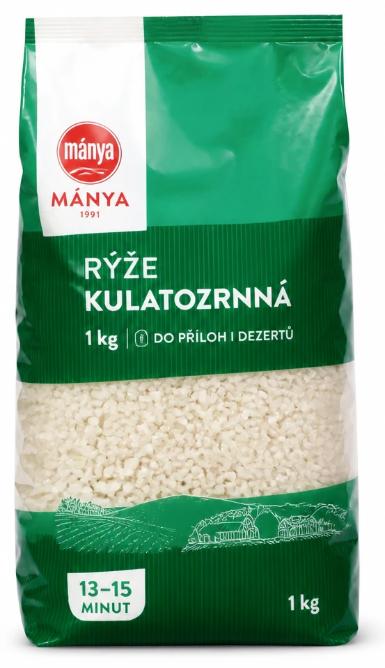 MÁNYA Rýže kulatozrnná