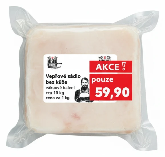 Vepřové sádlo bez kůže