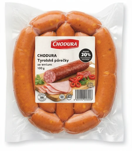 CHODURA Tyrolské párečky se sýrem