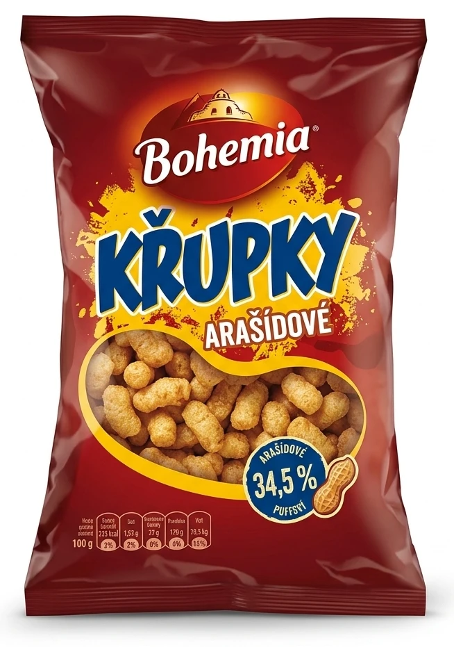 BOHEMIA Křupky arašídové