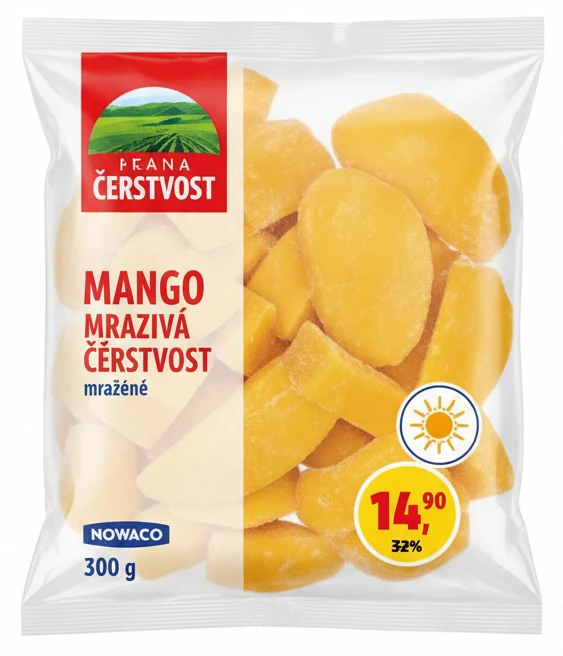 Mango mrazivá čerstvost mražené