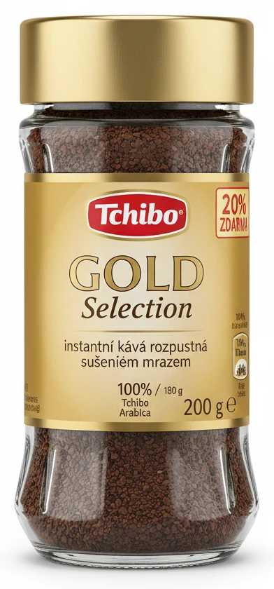 Káva Tchibo Gold Selection instantní