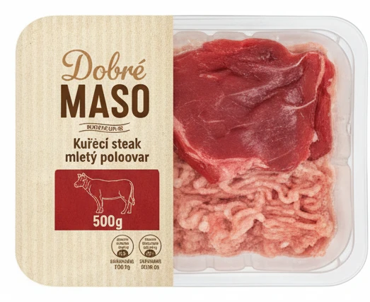 Kuřecí steak mletý polotovar Dobré maso