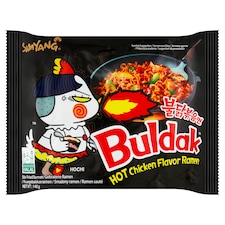 Samyang Buldak Pšeničná nudlová polévka s příchutí pálivého kuřete 140g