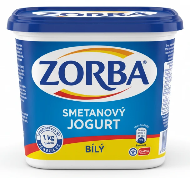 Zorba Jogurt smetanový bílý