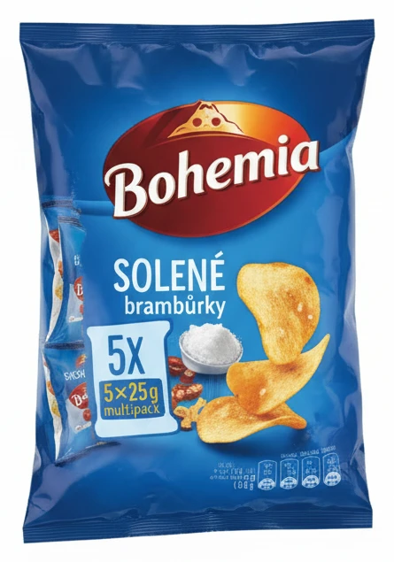 Bohemia Solené brambůrky multipack