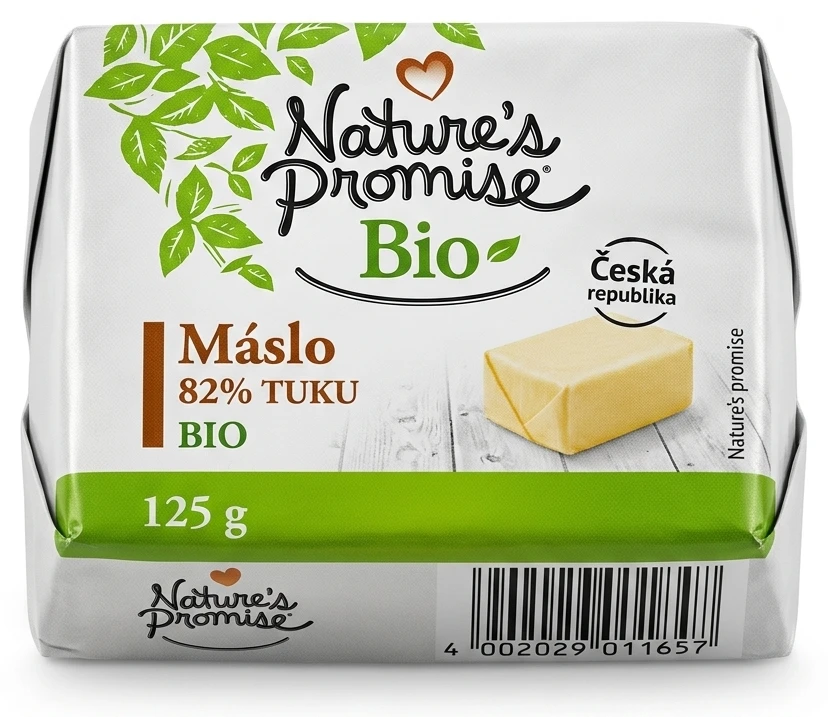 Nature's Promise Bio Máslo 82%