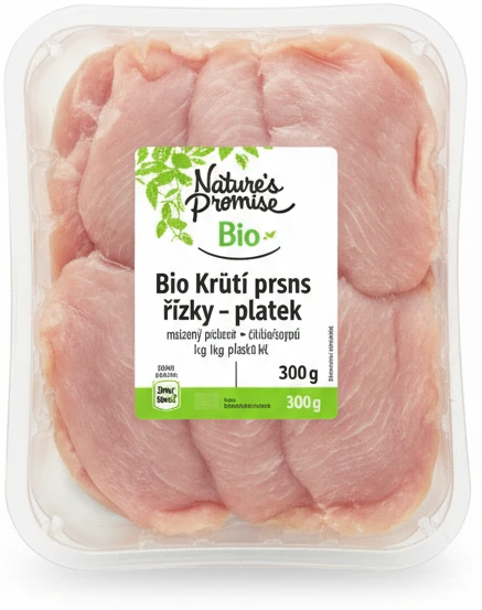 Nature's Promise Bio Krůtí prsní řízky - plátky