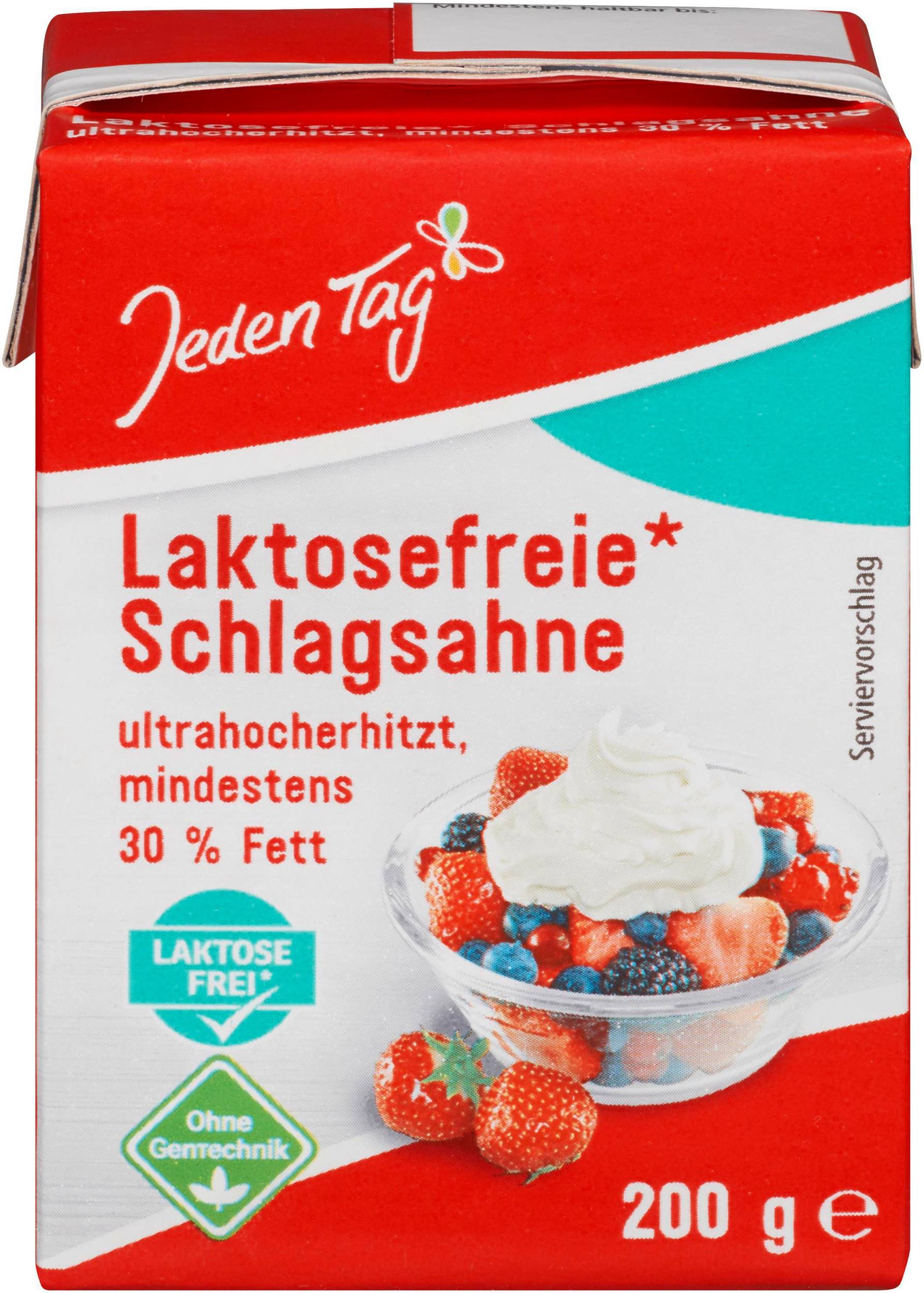 Jeden Tag Smetana bez laktózy trvanlivá 30 % 200g