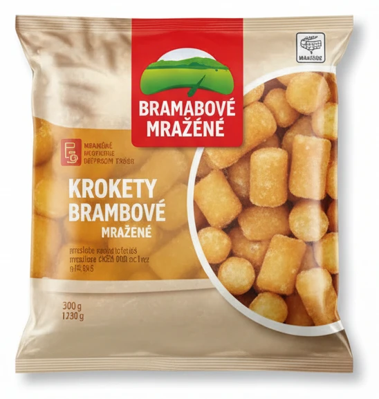 Krokety bramborové mražené