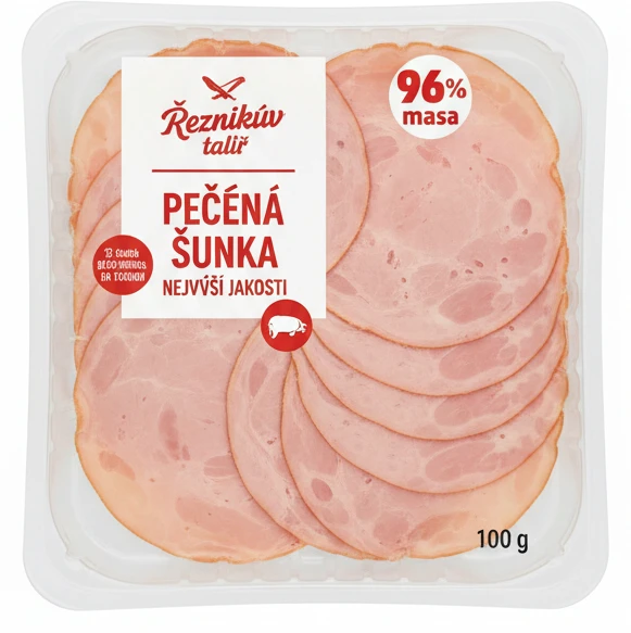 Pečená šunka Řezníkův talíř