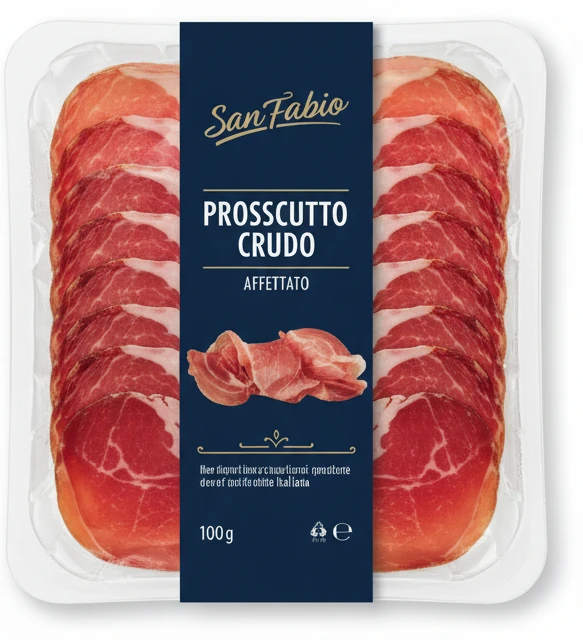 Prosciutto Crudo Affettato San Fabio