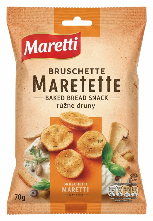Bruschette Maretti různé druhy