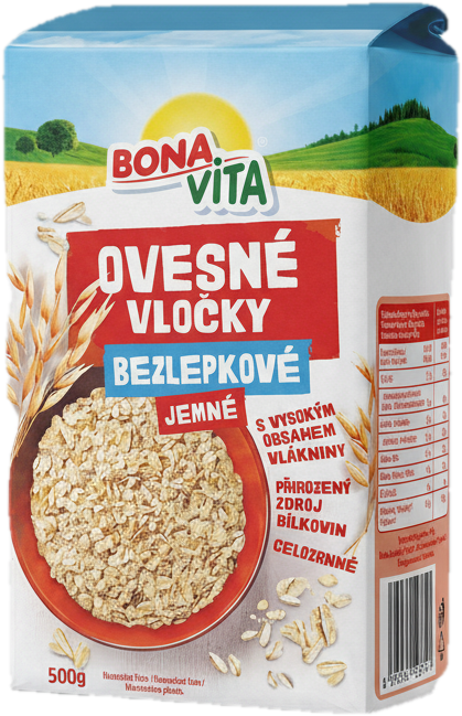 Bonavita Ovesné vločky jemné bez lepku