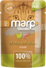 Marp Holistic Plus kapsička pro kočky – kuře s krevetami ve vývaru