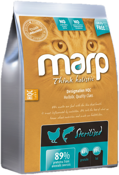 Marp Holistic Sterilised granule pro kastrované a starší kočky