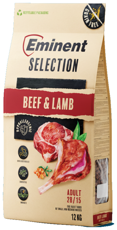 Eminent Selection Adult Beef & Lamb granule pro psy
