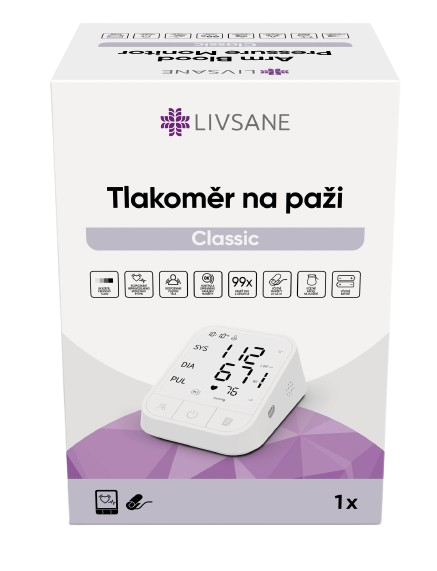 LIVSANE Tlakoměr na paži Classic 1ks