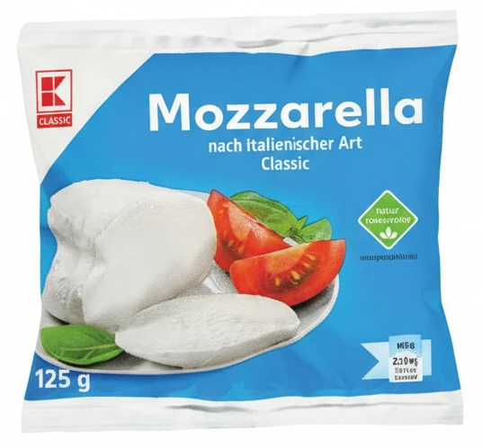 Mozzarella měkký pařený sýr v solném nálevu natur/light