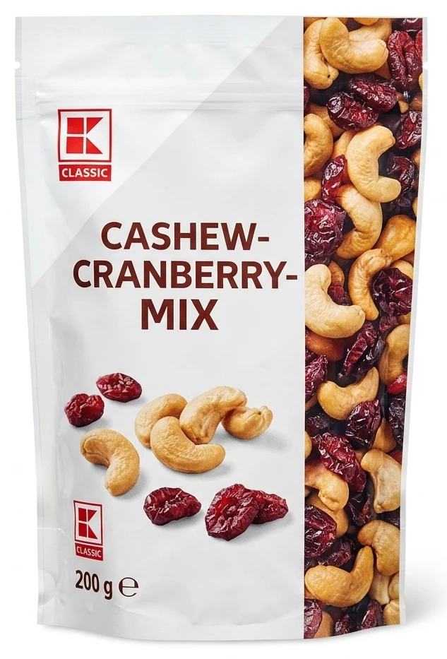 Kešu a brusinky mix