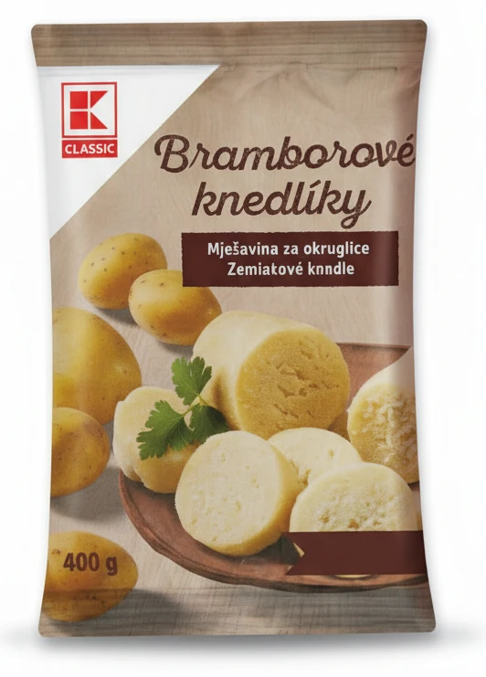 Bramborové knedlíky/Halušky v prášku