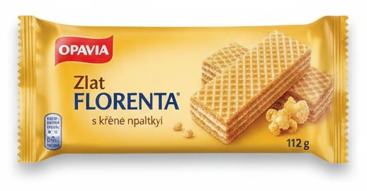 Opavia Zlaté Florenta Plněné oplatky