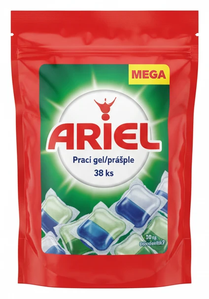 ARIEL Prací gel/prášek/kapsle