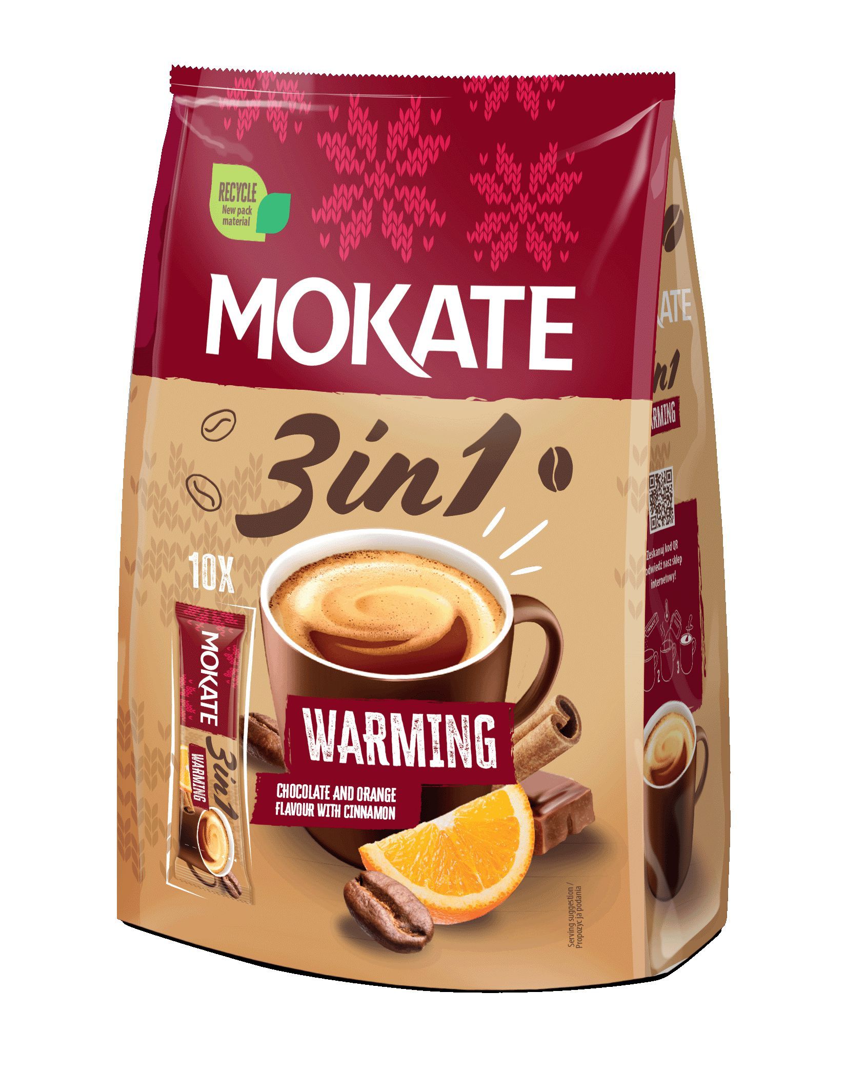 Mokate 3v1 Warming Čoko&pomeranč 170g