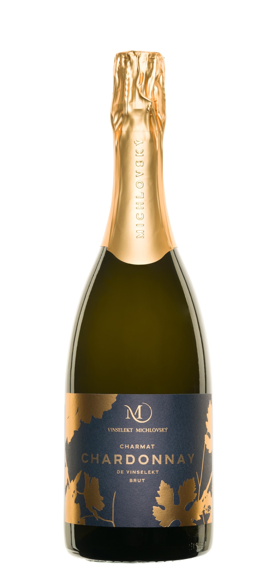 Vinselekt Michlovský Charmat Chardonnay brut, jakostní šumivé víno 0,75l