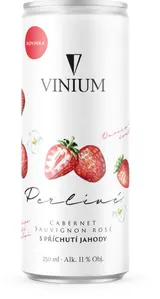 Perlivé Cabernet Sauvignon rosé s příchutí a plnou vůní jahod 250ml