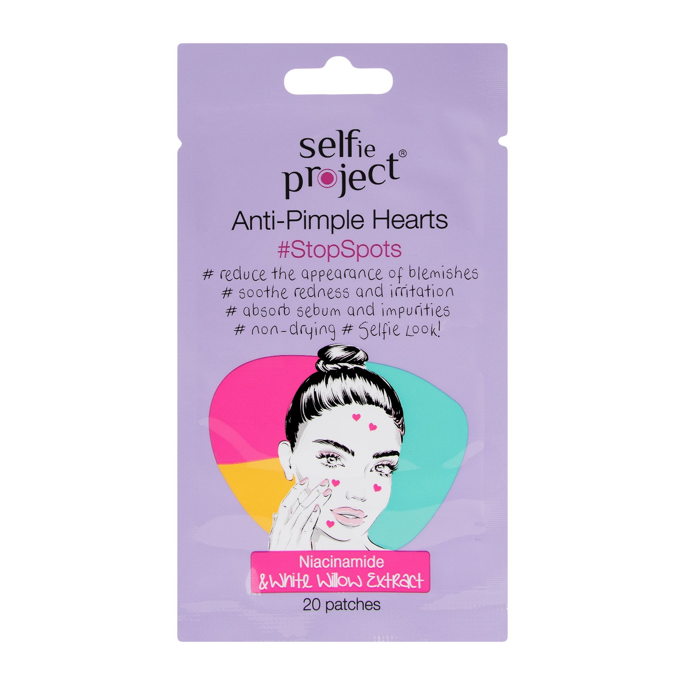 Selfie Project Anti-Pimple Hearts 20ks